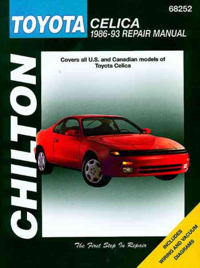 Toyota celica workshop manual
