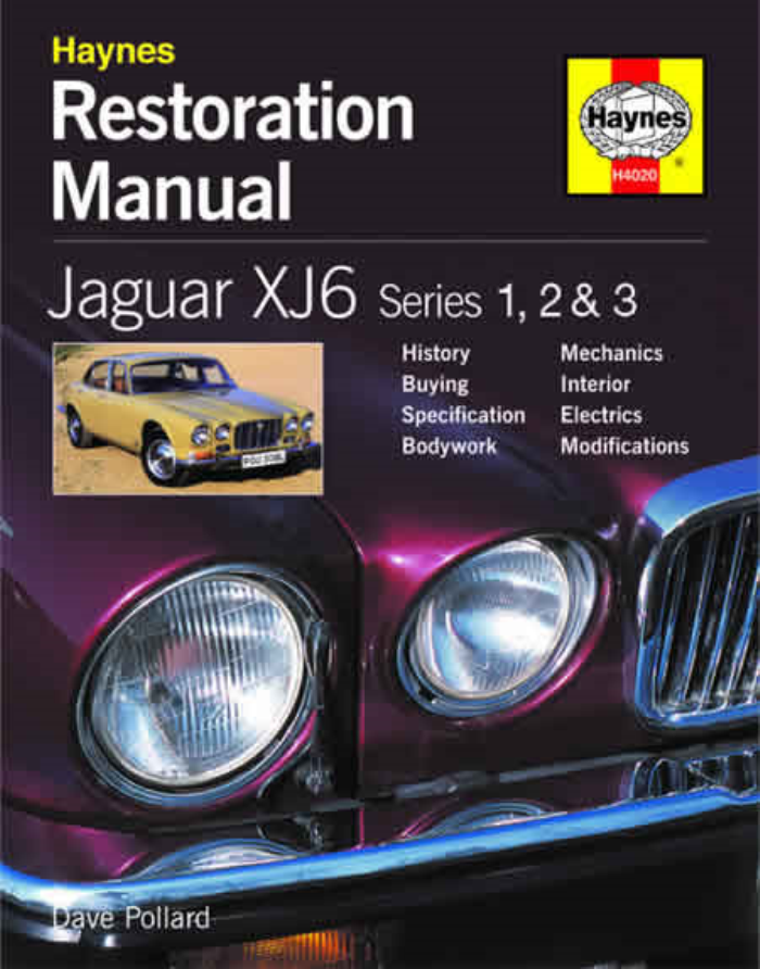 Purchase Restore Jaguar XJ6 XK Jag Book Haynes Manual Service
