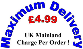 Maximum £4.99 Shipping Charge per Order Regardless of Number of Items