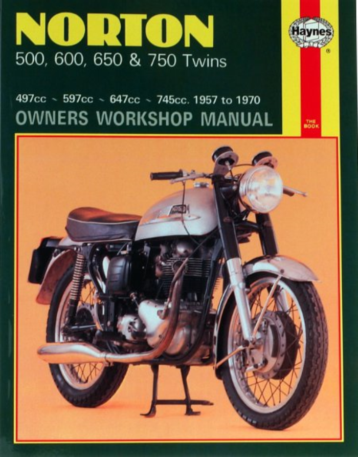 Haynes Workshop Manual Norton 1957-1970 500 600 650 750 Twins Service /& Repair