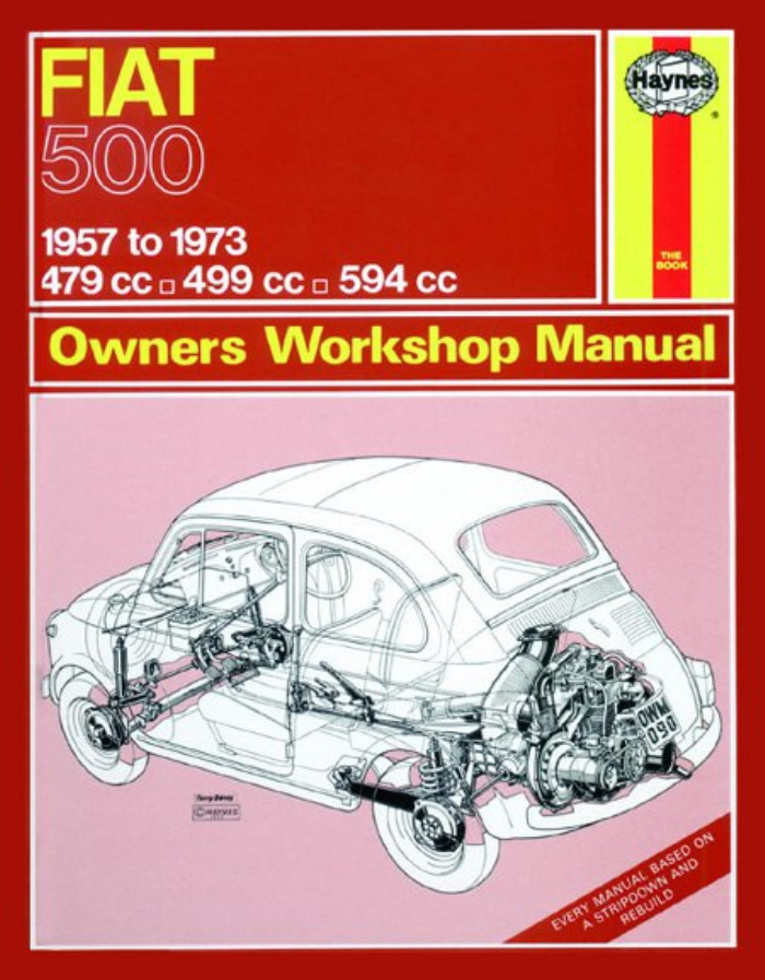 Haynes Workshop Manual Fiat 500 1957-1973 New Service Repair